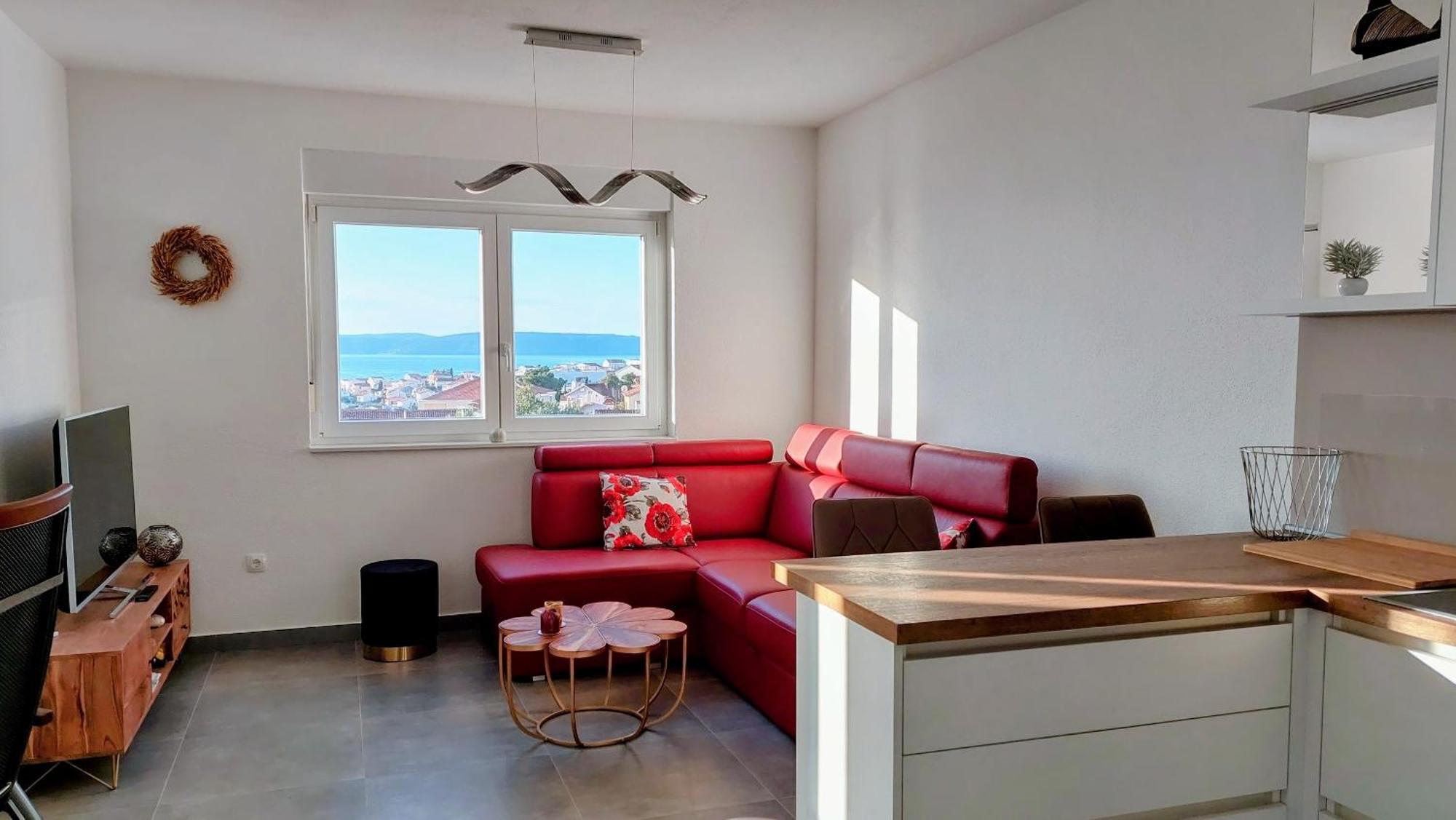 Apartment Vista Oasis With Pool And Terrace Trogir Kültér fotó